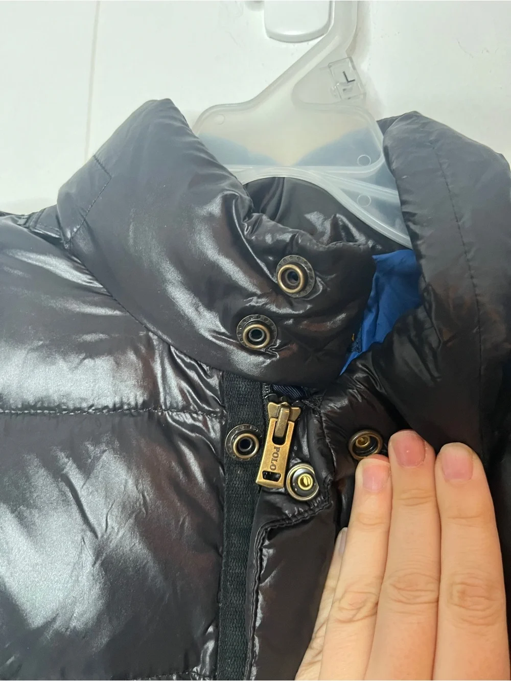 Polo Ralph Lauren Kids Black Down Puffer Jacket with Hood Boys 5 Winter